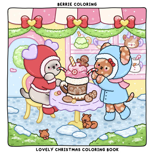 Berrie Coloring Lovely Christmas