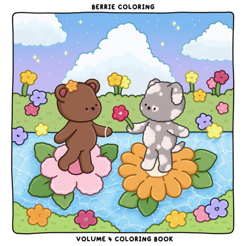 Berrie Coloring Volume 4: Cute and Cozy Coloring Book for Adults & Kids