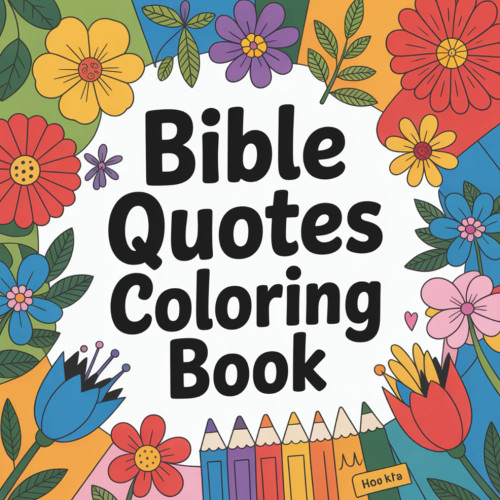 Bible Quotes Coloring Book: 50 Uplifting Verses to Color for Spiritual