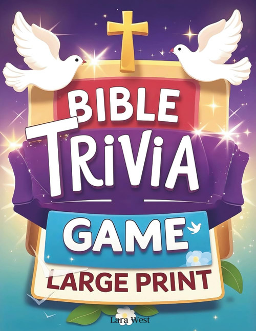 Bible Trivia Game LARGE PRINT: 350+ Questions and Answers Book to Test