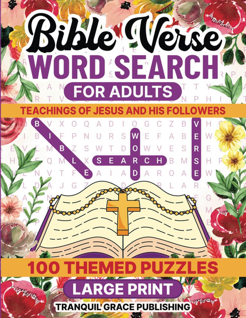 Bible Verse Word Search for Adults: Teachings of Jesus and His Followers
