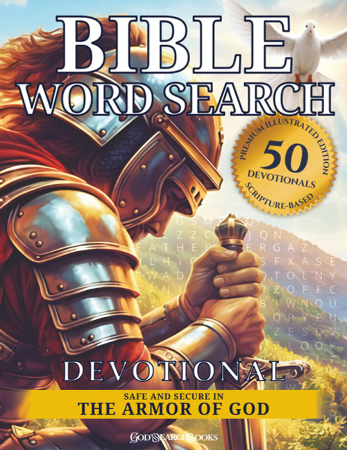 Bible Word Search Devotional: 50 Illustrated Christian Devotionals and 50