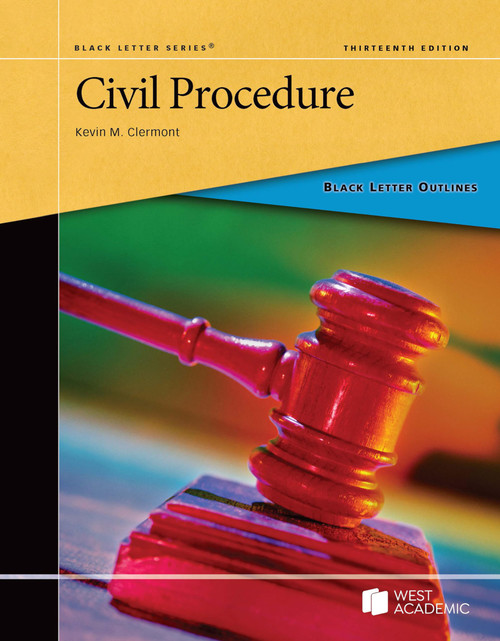 Black Letter Outline on Civil Procedure