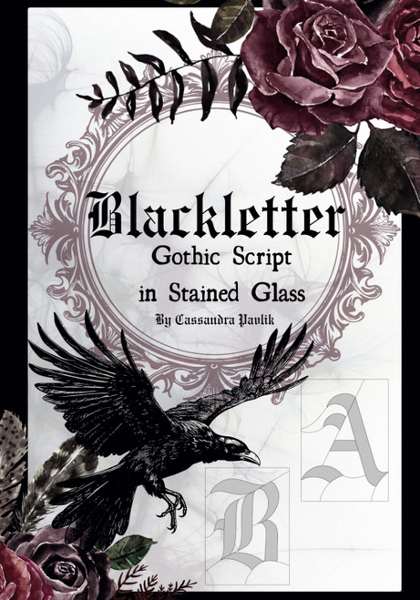 Blackletter Gothic Script in Stained Glass