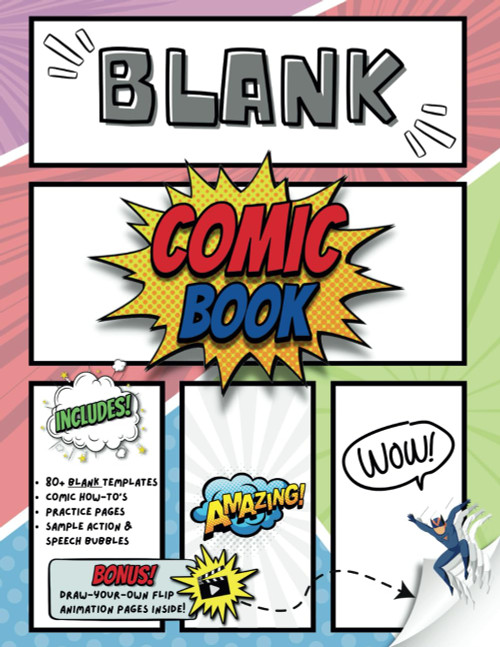 Blank Comic Book: Create Your Own Comic Stories and Flipbook Animation