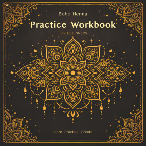 Boho Henna Practice Workbook for Beginners