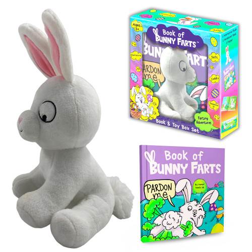 Book of Bunny Farts Interactive Farting Toy Book Gift Box Set