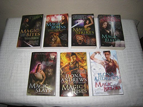 Books 1-7 of Ilona Andrews Kate Daniels Magic Series