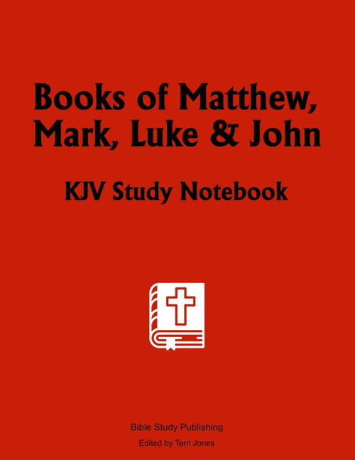 Books of Matthew, Mark, Luke & John: KJV Study Notebook