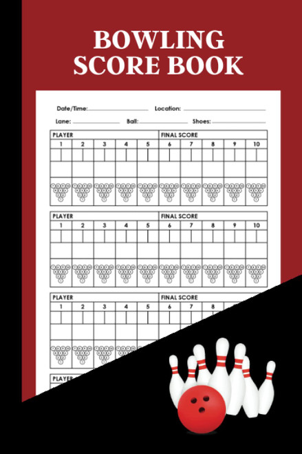 Bowling Score Book: Simple Bowling Game Record Keeper Notebook