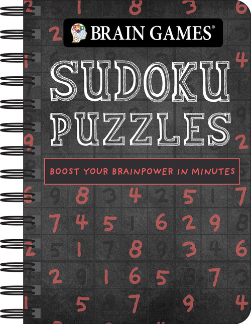 Brain Games - To Go - Sudoku Puzzles (Chalkboard) Boost Your Brainpower