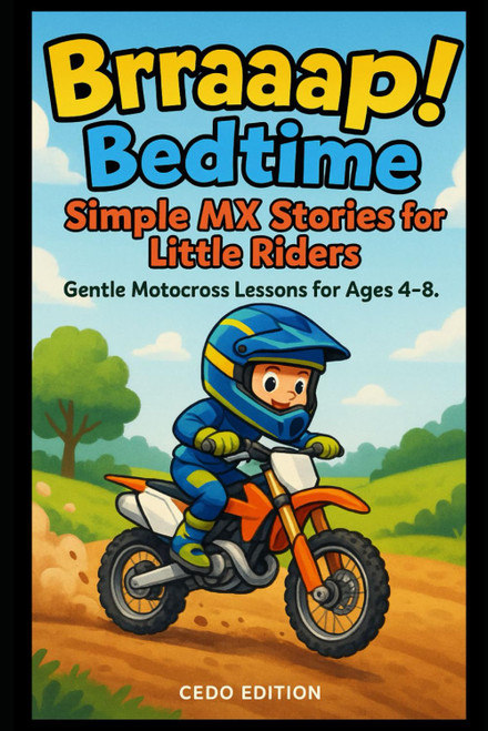 Brraaap! Bedtime: Simple MX Stories for Little Riders: Gentle Motocross Lessons for Ages 4–8