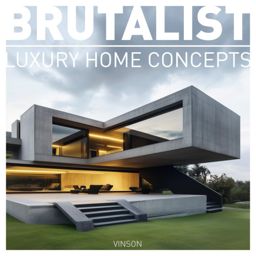 Brutalist Luxury Home Concepts: Perfect architectural coffee table book