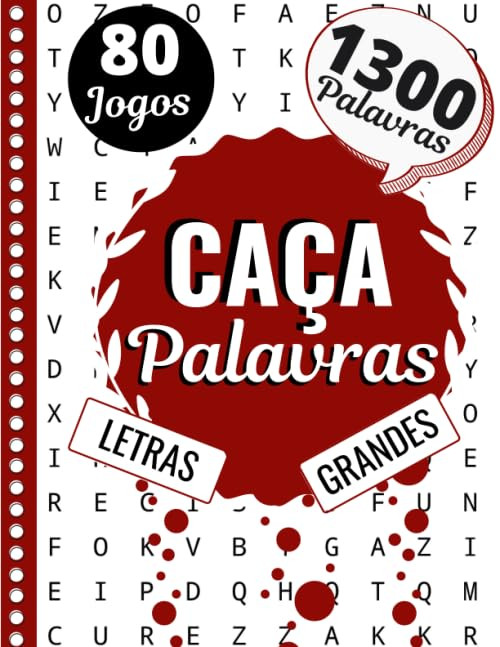 Caça Palavras: Portuguese Puzzle Game – Letras Grandes