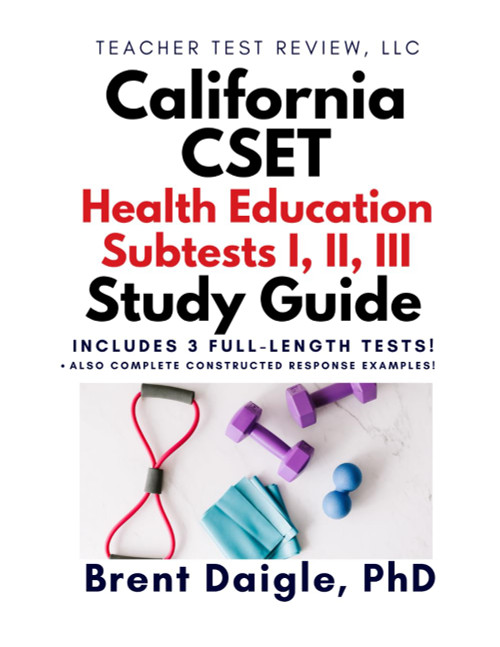 California CSET Health Science Certification Exam Study Guide
