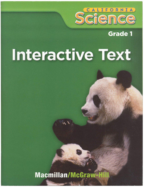 California Science Grade 1 Interactive Text
