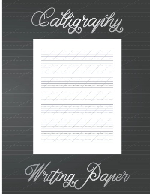 Calligraphy Writing Paper: Lettering and Modern Calligraphy Practice