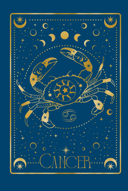 Cancer Zodiac Journal: Horoscope Notebook with Tarot Card Style