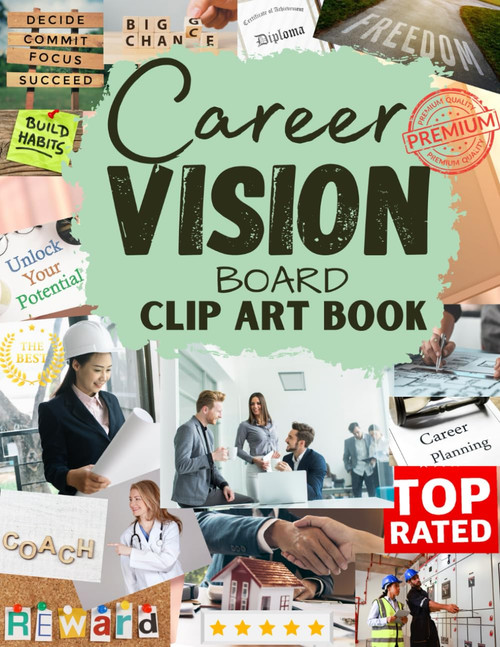 Career Vision Board Clip Art Book