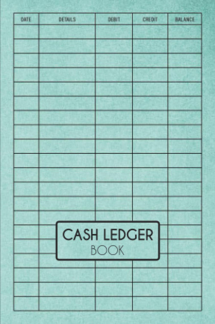 Cash Ledger Book Pocket Size: Small Accounting Ledger Book for Business