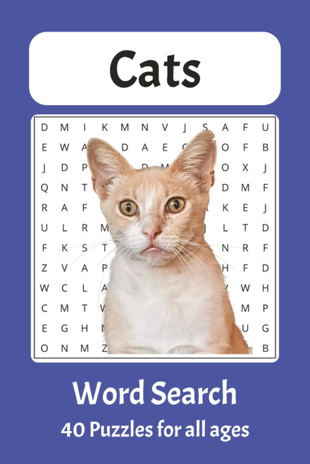 Cat Word Search puzzle book: Easy to read Word Search about Cats