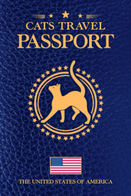 Cats Travel Passport And Vaccine Record Size 4"x 6"
