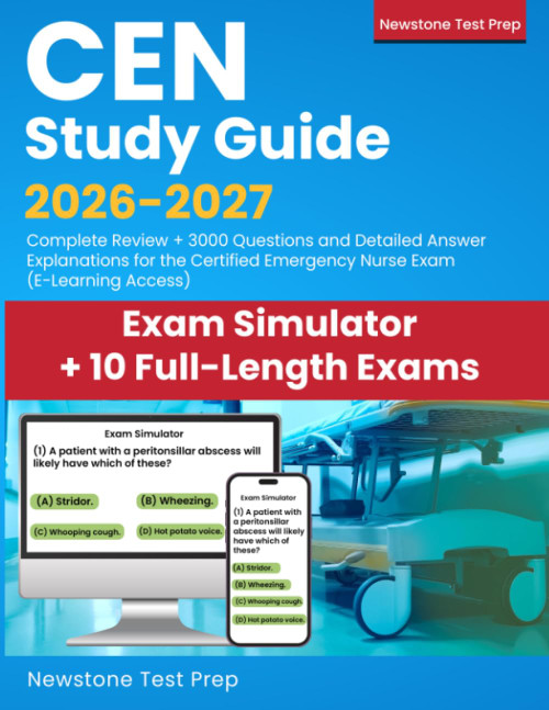 CEN Study Guide 2026-2027: Complete Review + 3000 Questions and Detailed