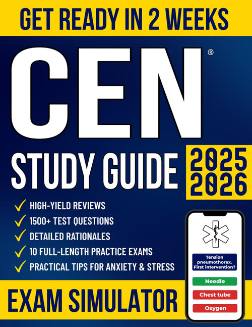 CEN Study Guide: The All-in-One Guide for Busy Emergency Nurses to Get