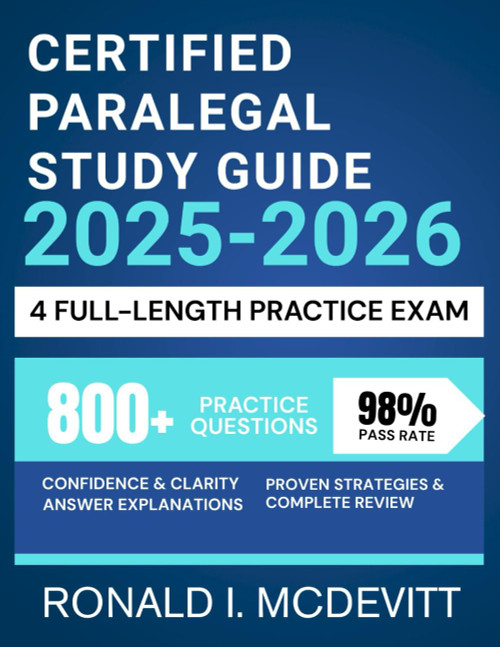 Certified Paralegal Study Guide 2025-2026: A Strategic