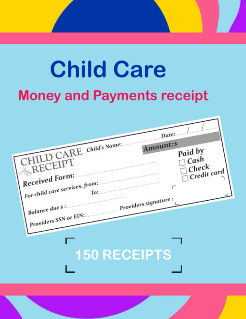 Child Care Money and Payments receipt