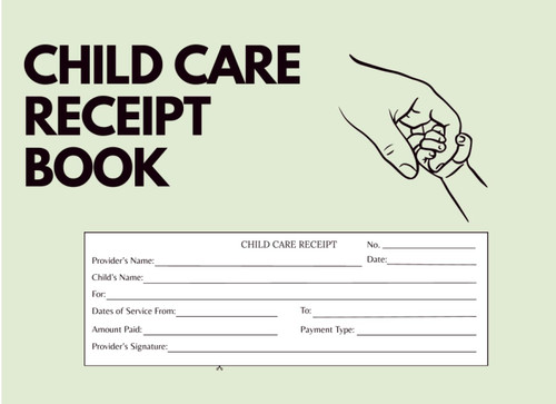 Child Care Receipt Book: Daycare Expense Notebook