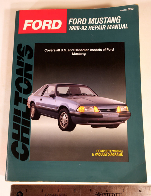 Chilton's Ford: Ford Mustang 1989-92 Repair Manual