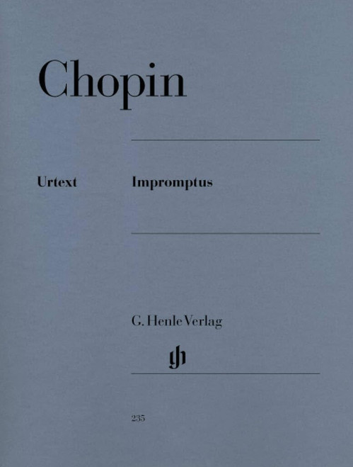 Chopin: Impromptus for Piano Solo | Henle Urtext Edition with Critical