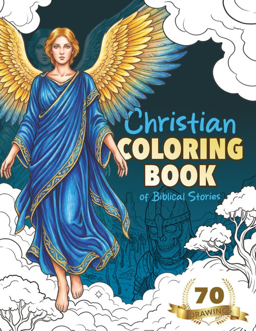 Christian Coloring Book: for Adults Coloring Book of Biblical Stories