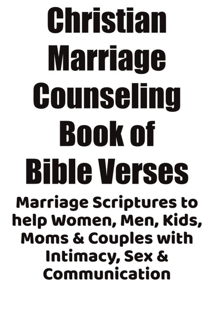 Christian Marriage Counseling Book of Bible Verses