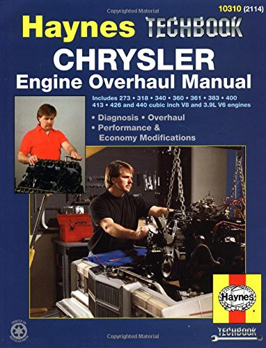 Chrysler Engine Overhaul, V8 & 3.9L V6