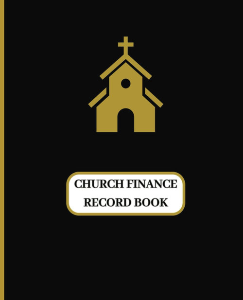 Church finance record book - church accounting finance book for secretary