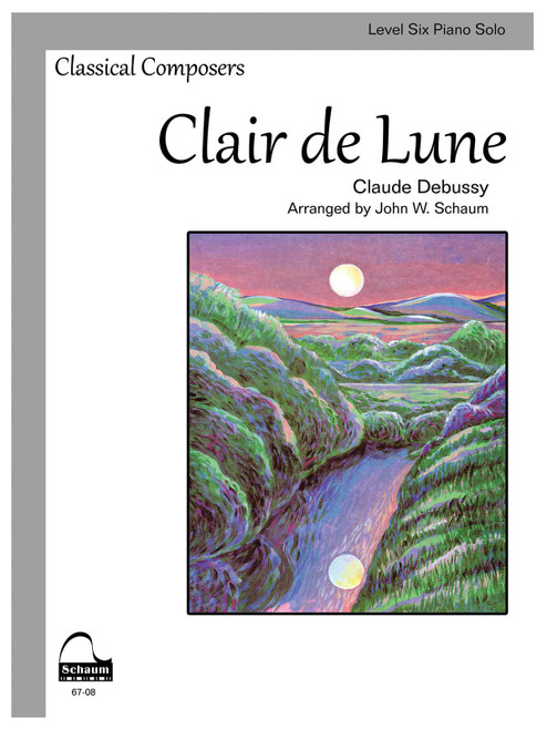Clair de Lune: Schaum Level Six Piano Solo