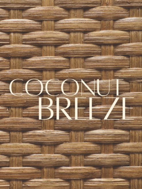 Coconut Breeze: Decorative Stacking Book for Coffee Table & Bookshelves