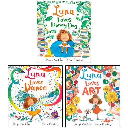 Coelho Joseph 3 Books Collection Set (Luna Loves Library Day