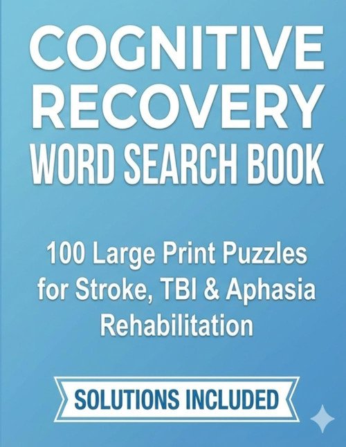 Cognitive Recovery Word Search Book
