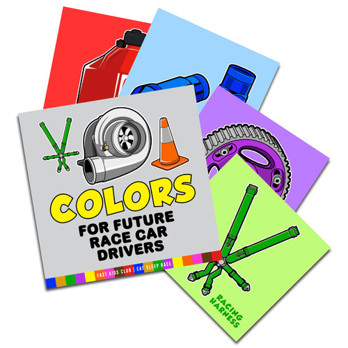 Colors Book For Future Race Car Drivers