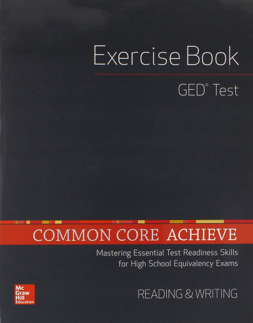 Common Core Achieve, GED Exercise Book Reading And Writing