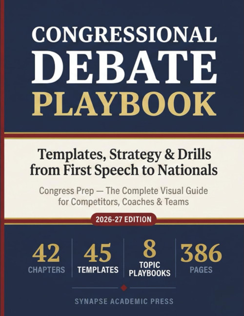 Congressional Debate Playbook: Templates