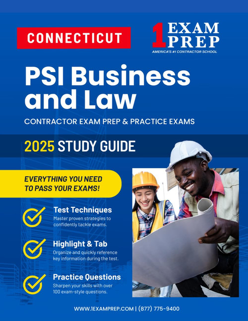 Connecticut PSI Business and Law Contractor Exam Prep