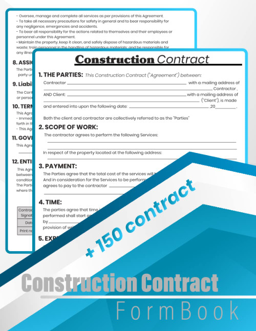 Construction Contract Forms Book
