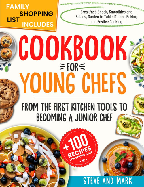 COOKBOOK FOR YOUNG CHEFS: 1800 DAYS of EASY and TASTY Recipes to Help