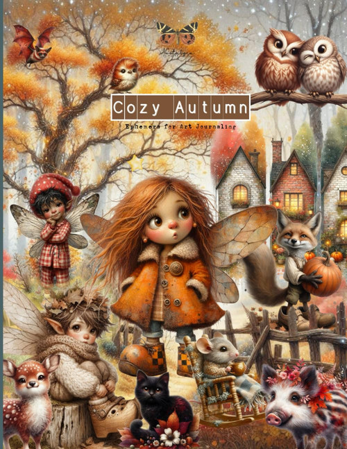 Cozy Autumn Ephemera Book for Junk Journals