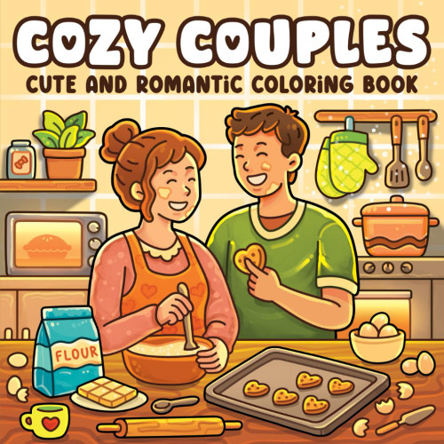 Cozy Couples Coloring Book for Adults & Teens