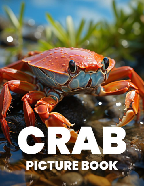 Crab Picture Book: A Collection of 100 Fascinating Images of Crabs from